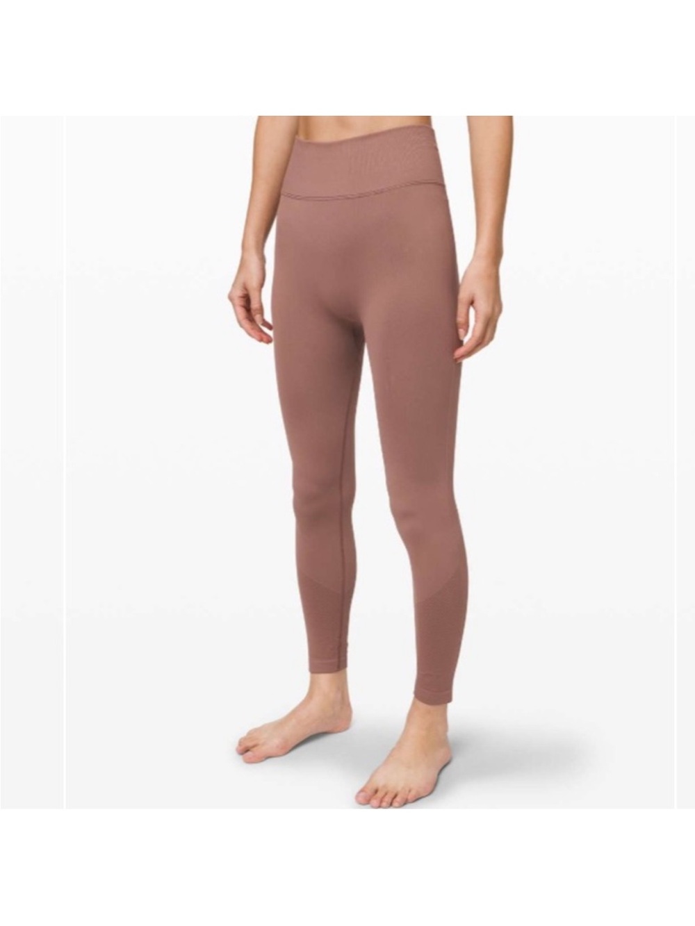 lululemon Ebb to Street  Lavender Seamless Leggings